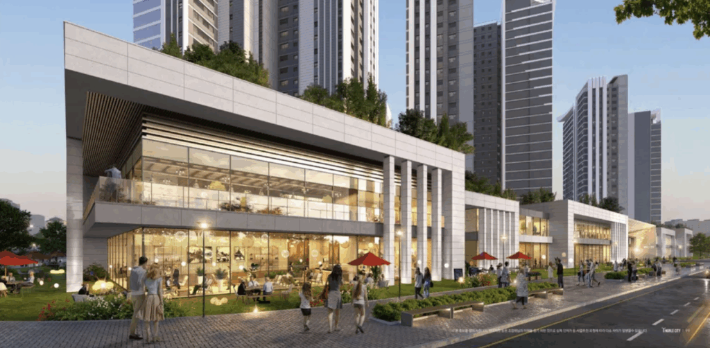 학동4구역 현대노블시티 모형도